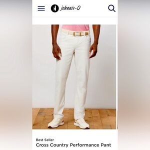 Johnnie-O cross country pant. size 35x32.